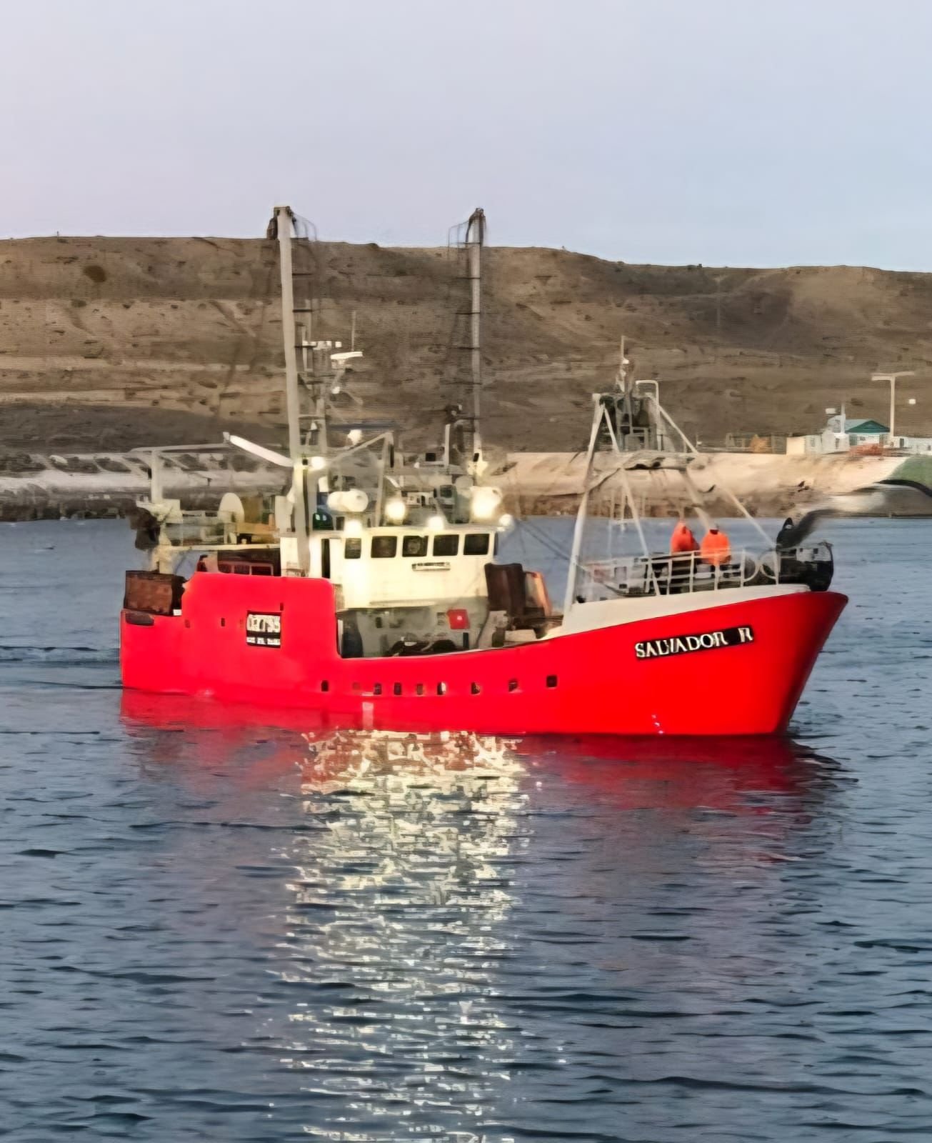 Buque pesquero Salvador R, vista 6 octubre 2025